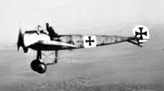 Fokker E.I monoplane of the type flown by Boelcke (San Diego Air and Space Museum)